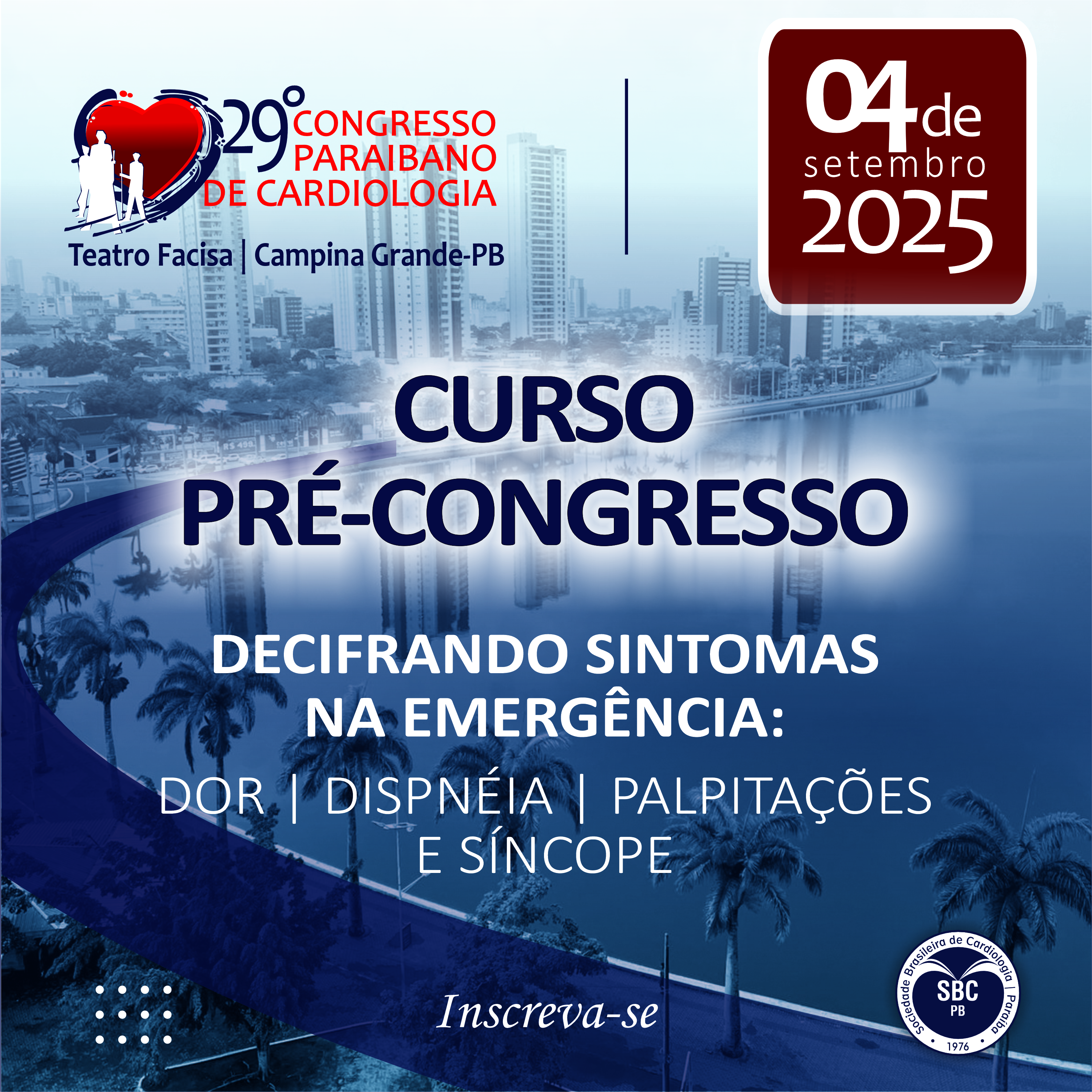 Banner Pre Congresso de Cardiologia